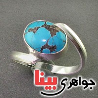 انگشتر فیروزه نیشابوری خوش نقش _کد:18277
