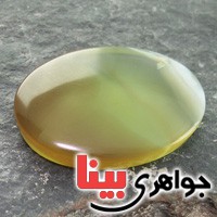 نگین انگشتر عقیق کهکشانی دو رنگ درشت  _کد:18292