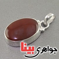 گردنبند عقیق یمنی بسیار عالی _کد:18306