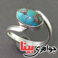 انگشتر فیروزه نیشابوری بسیار زیبا _کد:18310