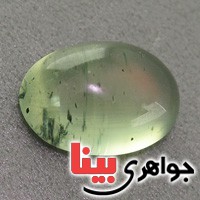 نگین انگشتر پرنیت زبرجدین خوشرنگ _کد:18404