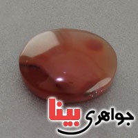 نگین انگشتر عقیق یمنی دامله خوش نقش درشت _کد:18472