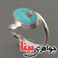 انگشتر فیروزه نیشابوری زیبا _کد:18476
