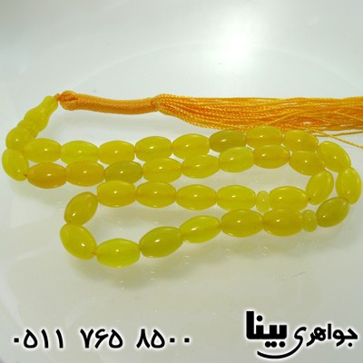 تسبیح عقیق شرف الشمس عالی 33 دانه ای هلی