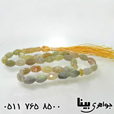 تسبیح عقیق خزه ای