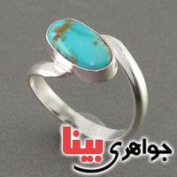 انگشتر فیروزه نیشابوری شجری خوشرنگ عالی _کد:18507