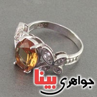 انگشتر الکساندریت رودیوم زنانه بسیار زیبا _کد:18519