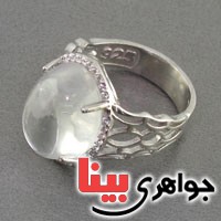 انگشتر دُر رودیوم زنانه مجلسی _کد:18524
