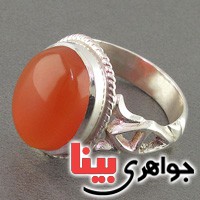 انگشتر عقیق یمنی ناب قدیمی سنتی مردانه _کد:18528
