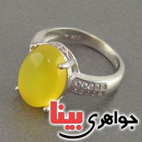 انگشتر عقیق شرف الشمس سفارشی خاص زنانه