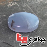 نگین انگشتر عقیق یمنی کبود درشت و زیبا _کد:18554