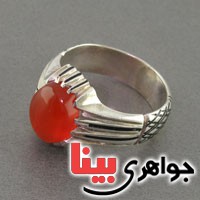 انگشتر عقیق یمنی خوشرنگ مردانه _کد:18567