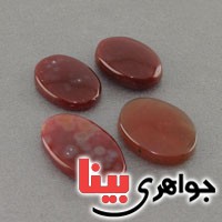 نگین انگشتر عقیق یمنی درشت چهار عددی _کد:18574