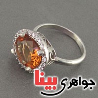انگشتر الکساندریت رودیوم زنانه بسیار زیبا و چشم گیر _کد:18576