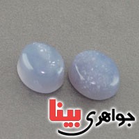 نگین انگشتر عقیق یمنی کبود دو عددی