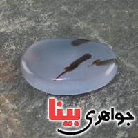 نگین انگشتر عقیق یمنی کبود شجری خاص و درشت نگین انگشتر عقیق یمنی کبود شجری خاص و درشت