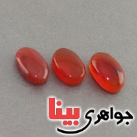 نگین انگشتر عقیق یمنی بسیار ناب سه عددی _کد:18600