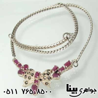 سینه ریز یاقوت سرخ شاپرک