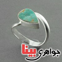 انگشتر فیروزه نیشابوری خوشرنگ زنانه _کد:18626
