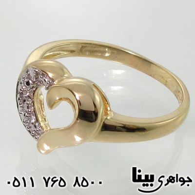 انگشتر الماس قلب