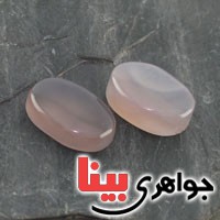نگین انگشتر عقیق یمنی کبود بسیار عالی و ناب دو عددی _کد:18665