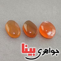 نگین انگشتر عقیق یمنی بسیار ناب سه عددی _کد:18679