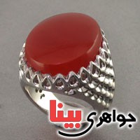 انگشتر عقیق یمنی فاخر کلکسیونی مردانه _کد:2796