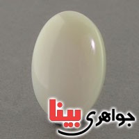 نگین انگشتر عقیق سفید درشت و خاص _کد:18714