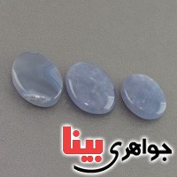 نگین انگشتر عقیق یمنی کبود درشت سه عددی _کد:18724
