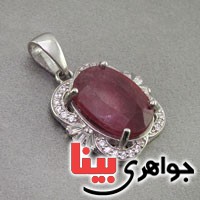 گردنبند یاقوت سرخ زنانه بسیار عالی و زلال