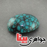 نگین انگشتر فیروزه شجری کمیاب ، درشت و فاخر نگین انگشتر فیروزه شجری کمیاب ، درشت و فاخر
