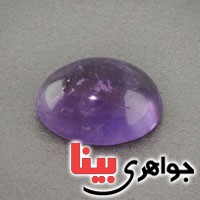 نگین انگشتر آمتیست دامله تک درشت _کد:18742
