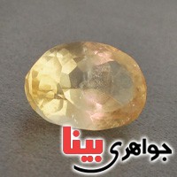 نگین انگشتر سیترین خوشرنگ بسیارعالی _کد:18751