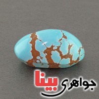 نگین انگشتر فیروزه نیشابوری بسیار عالی درشت _کد:18753