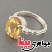 انگشتر سیترین بسیار عالی و فاخر _کد:18754