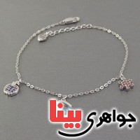 خلخال نقره رودیوم زنانه مدل میکرو _کد:18763