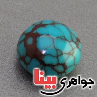 نگین انگشتر فیروزه درشت خوشرنگ و نقش بسیار عالی _کد:18793