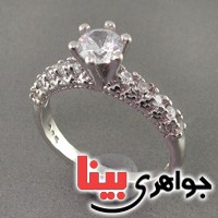انگشتر الماس سنتاتیک رودیوم زنانه خاص _کد:18807