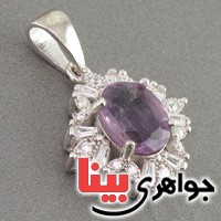 گردنبند آمتیست زنانه خوشرنگ و خاص _کد:18821