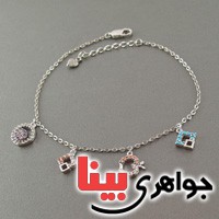 خلخال نقره رودیوم زنانه مدل میکرو خاص _کد:18827