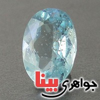 نگین انگشتر توپاز یخی بسیار عالی زیبا _کد:18838