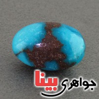 نگین انگشتر فیروزه خوشرنگ و نقش بسیار عالی _کد:18846