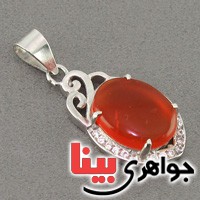 گردنبند عقیق یمنی ناب خاص زنانه _کد:18855
