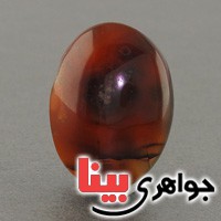 نگین انگشتر عقیق یمنی منظره ای درشت زیبا _کد:18869