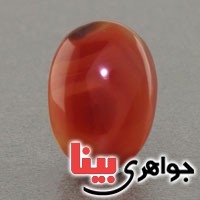 نگین انگشتر عقیق یمنی منظره ای درشت خوشرنگ _کد:18886