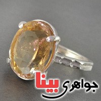 انگشتر سیترین خاص خوشرنگ _کد:18897