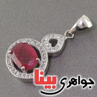 گردنبند یاقوت سرخ زلال زنانه گردنبند یاقوت سرخ زلال زنانه