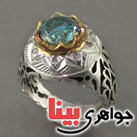انگشتر توپاز درشت بسیار ناب فاخر مردانه _کد:2834