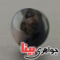 نگین انگشتر عقیق یمنی جزع درشت بسیار زیبا _کد:18926