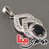 گردنبند یاقوت کبود زنانه مدل تاج محل _کد:18947